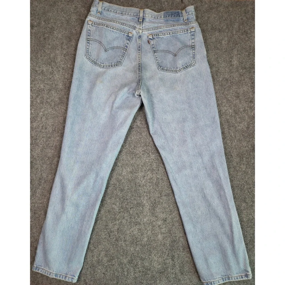 Vintage Levis 540 Relaxed Fit Jeans Mens 38x32 Light Wash Denim 90s Made in USA